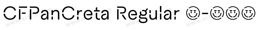 CFPanCreta Regular 常字体转换